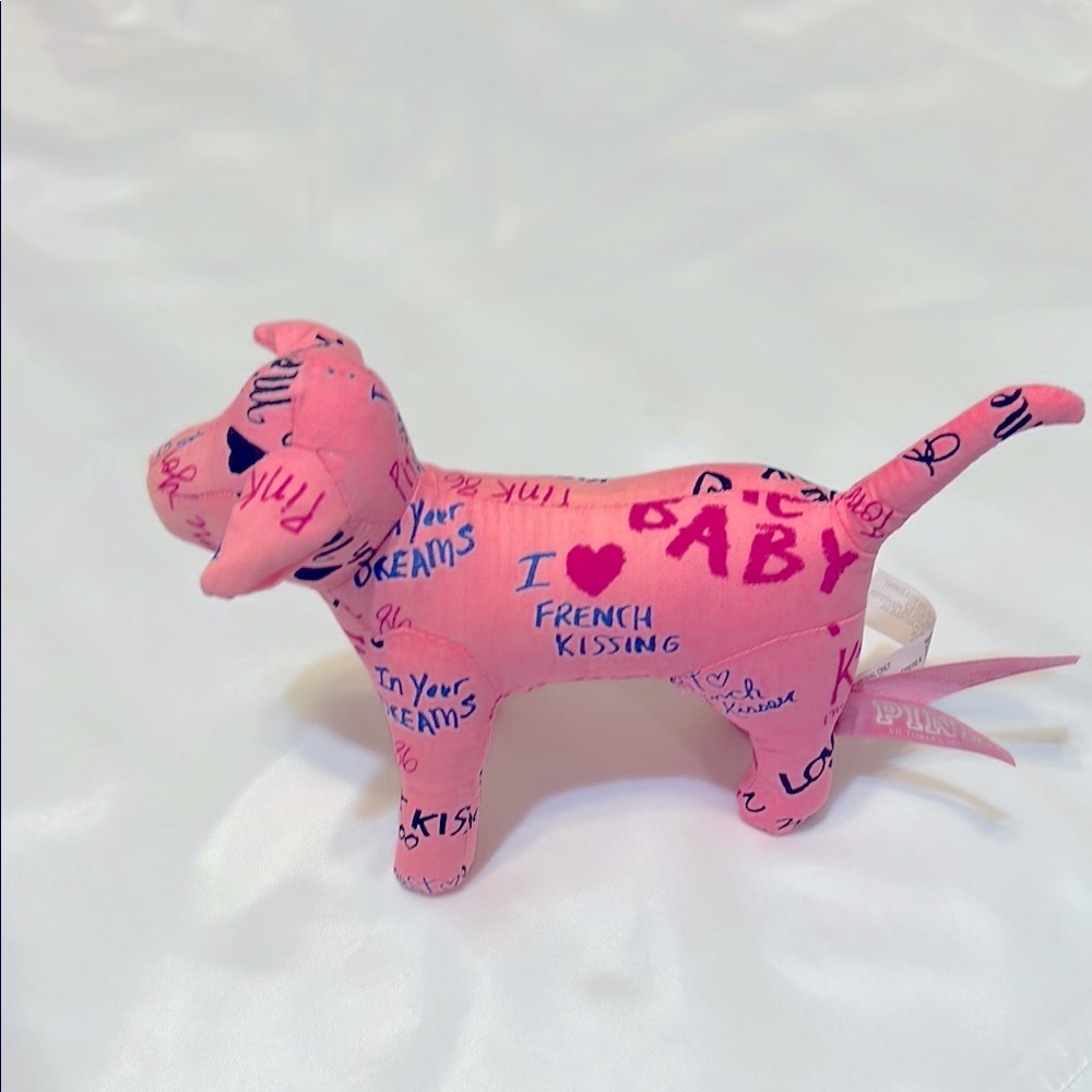Victoria’s Secret Pink Plush Dog with Graphic Print